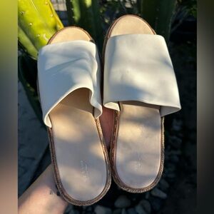 Women’s rag & bone Cameron Leather Slide Sandals #40 US9